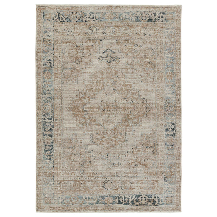 Vibe by Jaipur Living Emory Medallion Taupe/ Tan Runner Rug (2'6"X8')