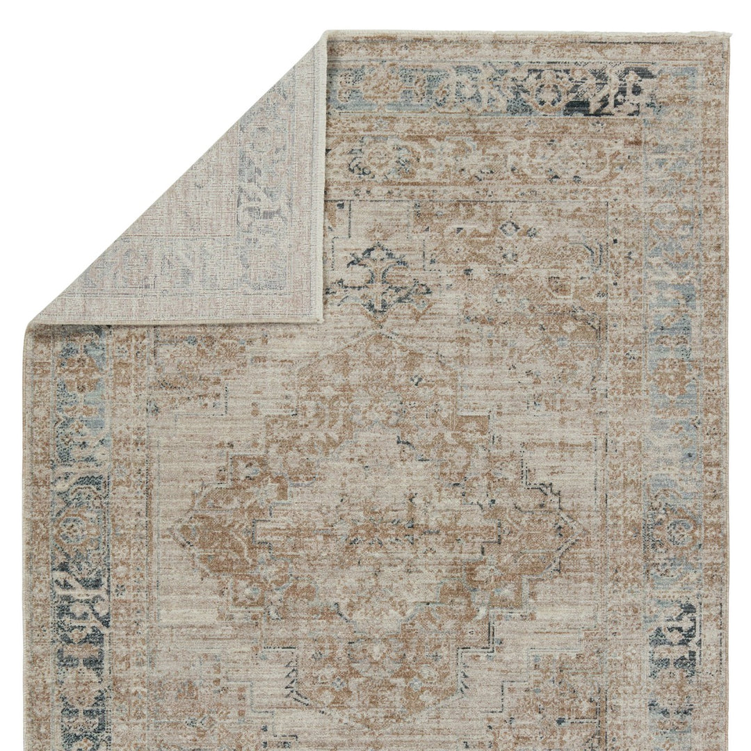 Vibe by Jaipur Living Emory Medallion Taupe/ Tan Area Rug (4'X5'2")