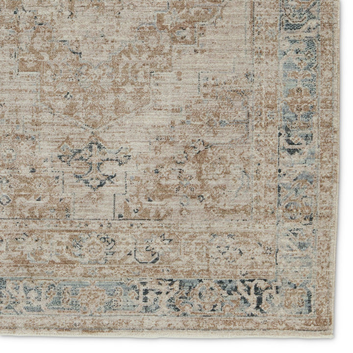 Vibe by Jaipur Living Emory Medallion Taupe/ Tan Area Rug (4'X5'2")