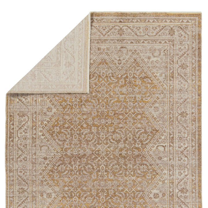 Vibe by Jaipur Living Harriet Medallion Gold/ Light Gray Area Rug (8'X10')