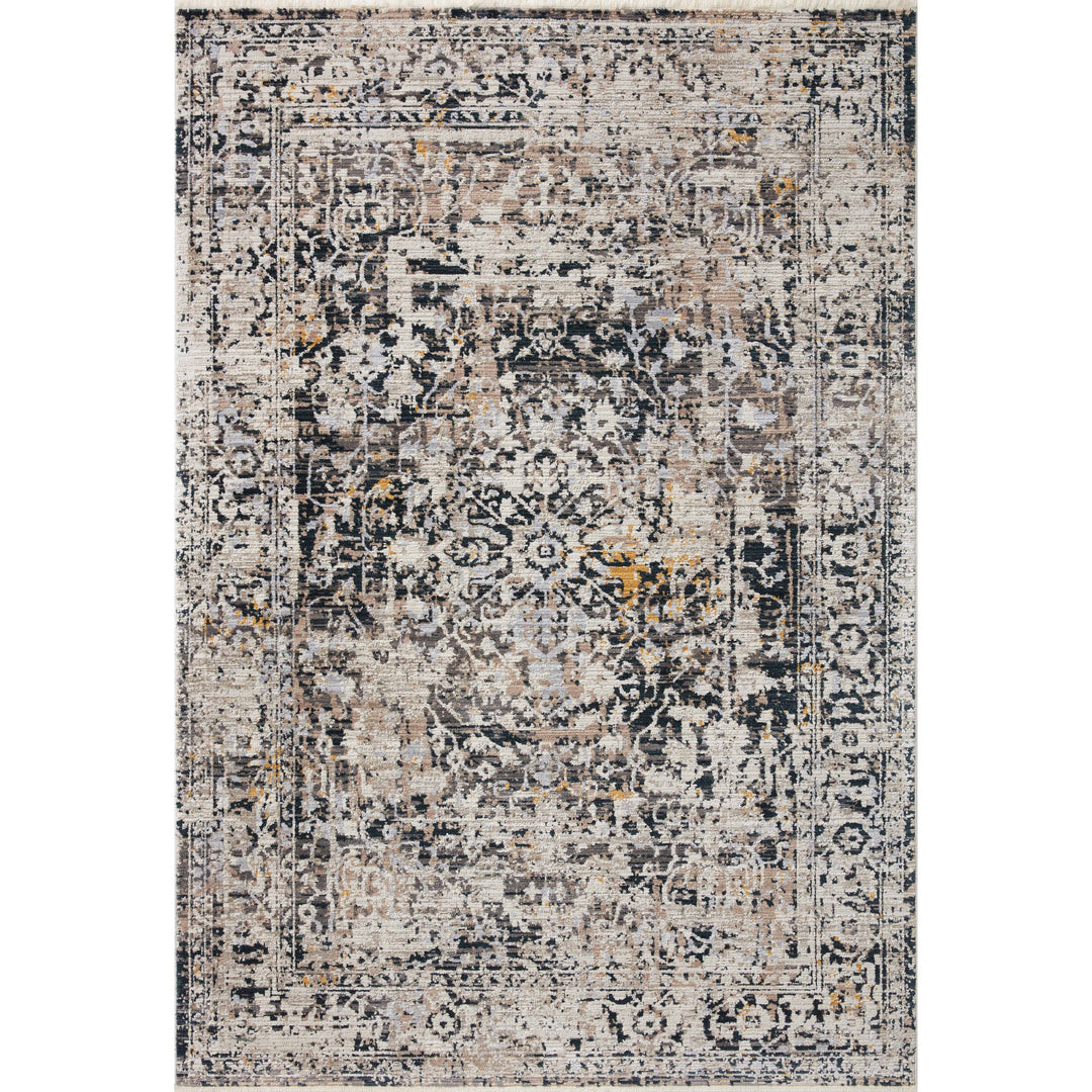 Loloi Leigh Charcoal / Taupe 2'-7" x 7'-8" Runner Rug