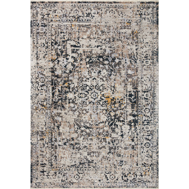 Loloi Leigh Charcoal / Taupe 2'-7" x 7'-8" Runner Rug