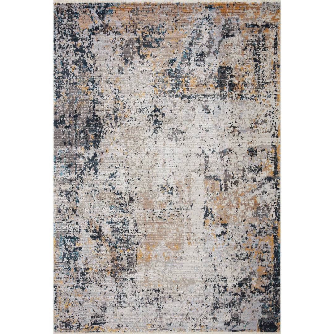 Loloi Leigh Silver / Multi 4'-0" x 5'-5" Accent Rug