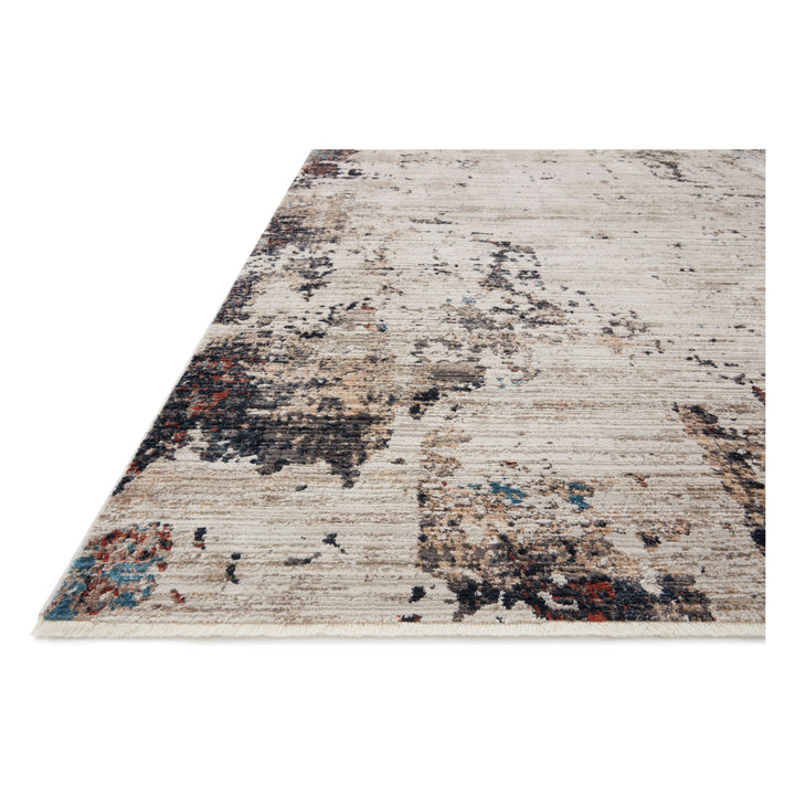 Loloi Leigh Ivory / Charcoal 2'-7" x 7'-8" Runner Rug