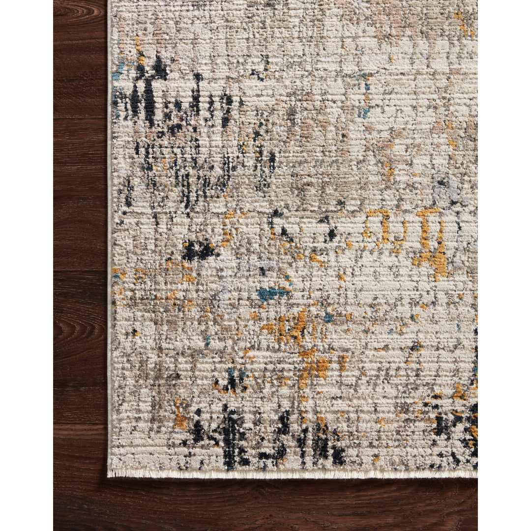 Loloi Leigh Ivory / Granite 5'-3" x 7'-6" Area Rug