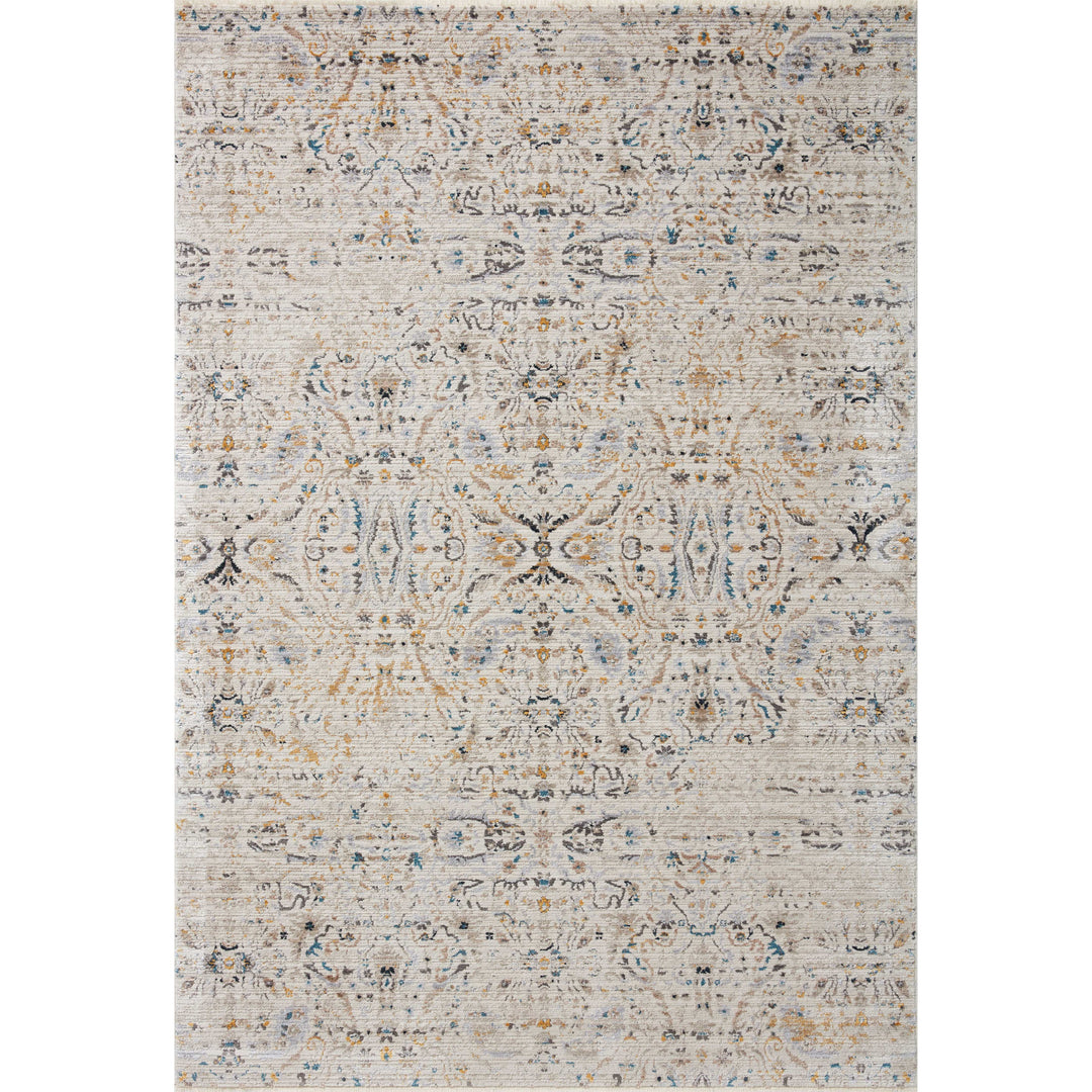 Loloi Leigh Ivory / Straw 18" x 18" Sample Rug