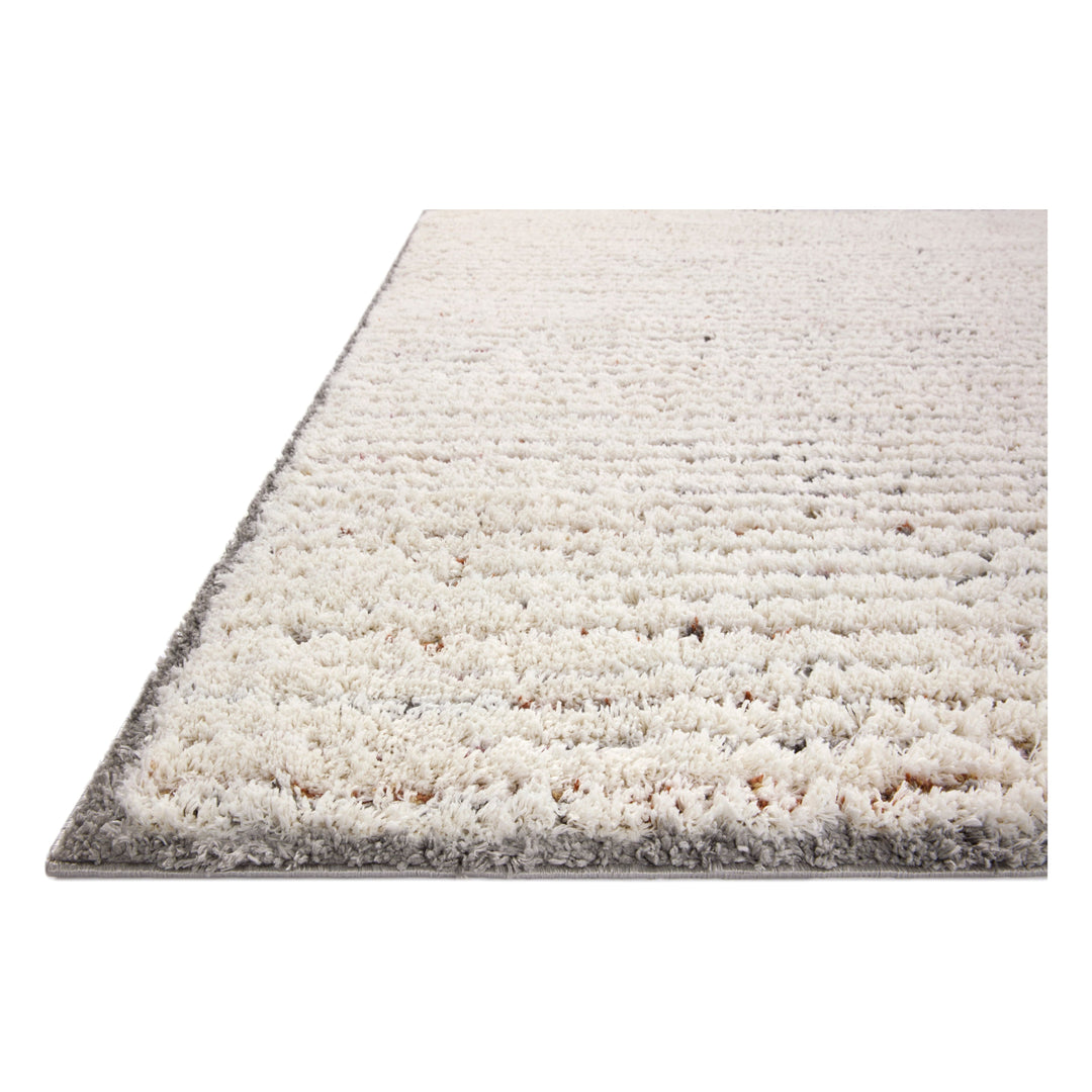 Loloi Levitt Shag Ivory / Multi 2'-7" x 12'-0" Runner Rug