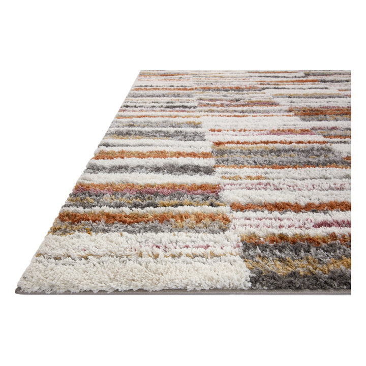 Loloi Levitt Shag Ivory / Sunset 9'-3" x 13' Area Rug