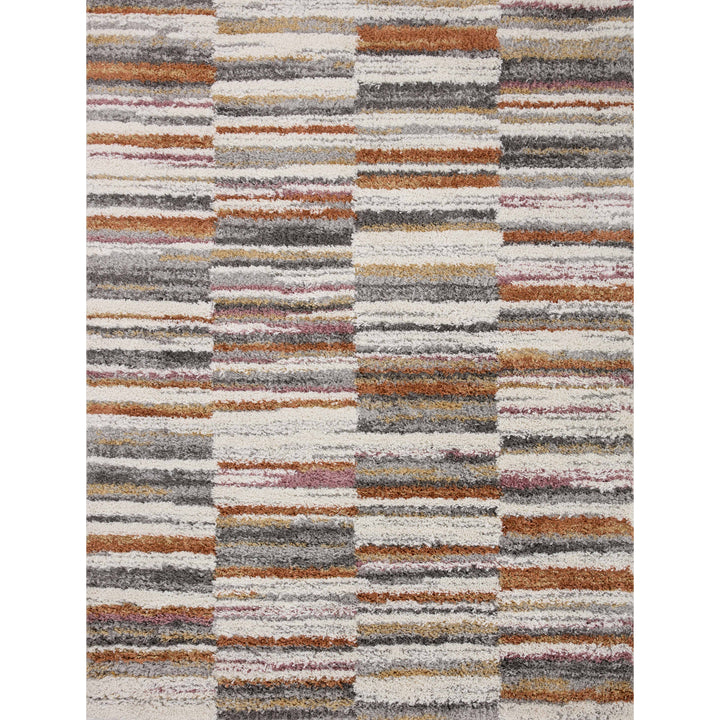 Loloi Levitt Shag Ivory / Sunset 7'-10" x 10' Area Rug