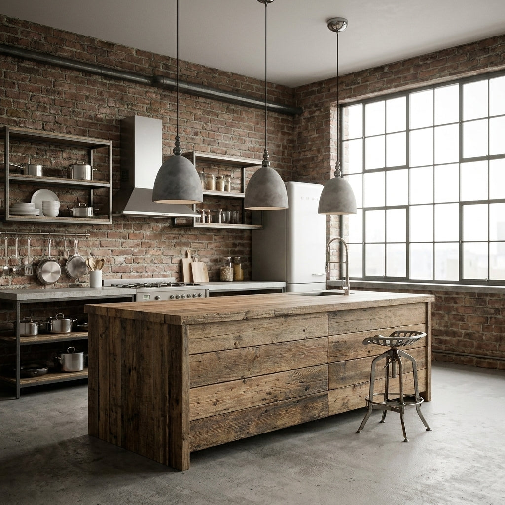 Large Concrete Dome Pendant Lamp