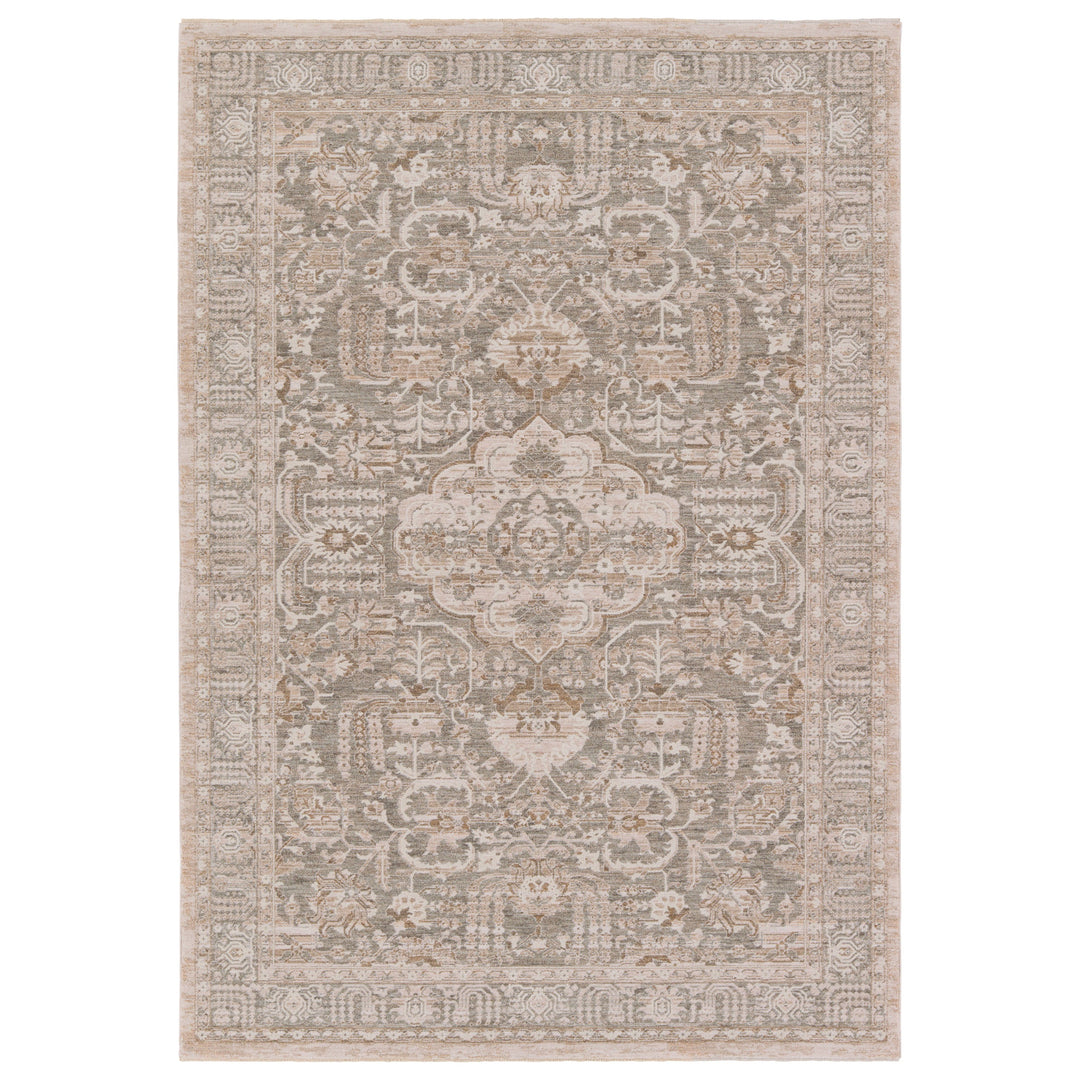 Jaipur Living Acair Medallion Beige/Gray Area Rug (8'X10')