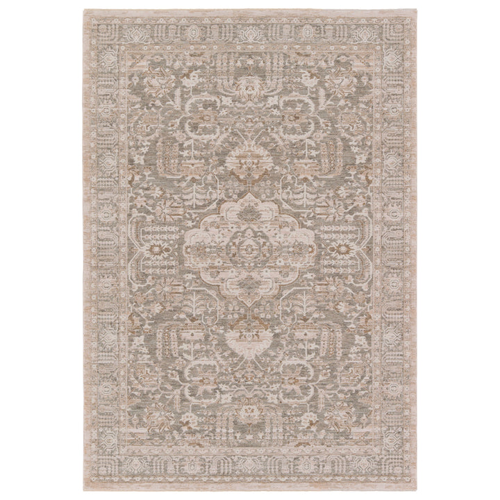 Jaipur Living Acair Medallion Beige/Gray Area Rug (8'X10')