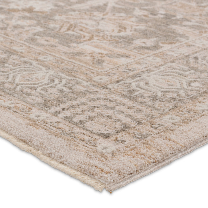 Jaipur Living Acair Medallion Beige/Gray Runner Rug (3'X10')