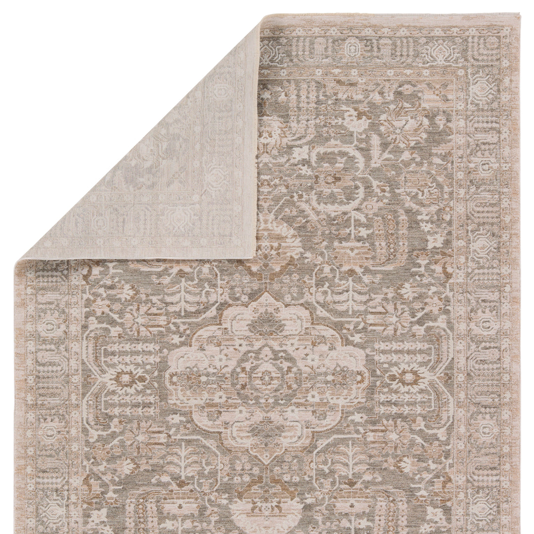 Jaipur Living Acair Medallion Beige/Gray Runner Rug (3'X10')