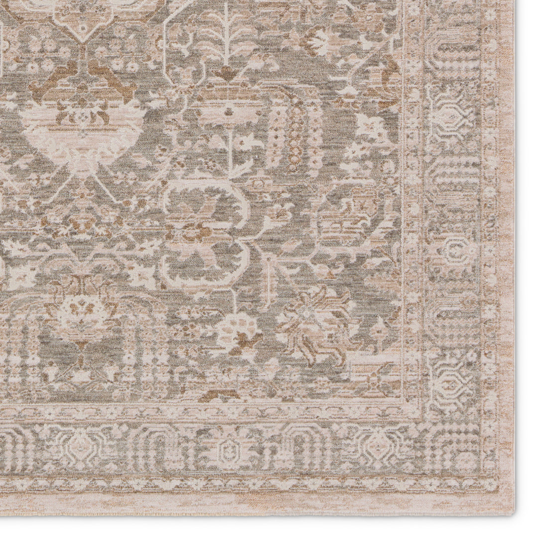 Jaipur Living Acair Medallion Beige/Gray Runner Rug (3'X12')