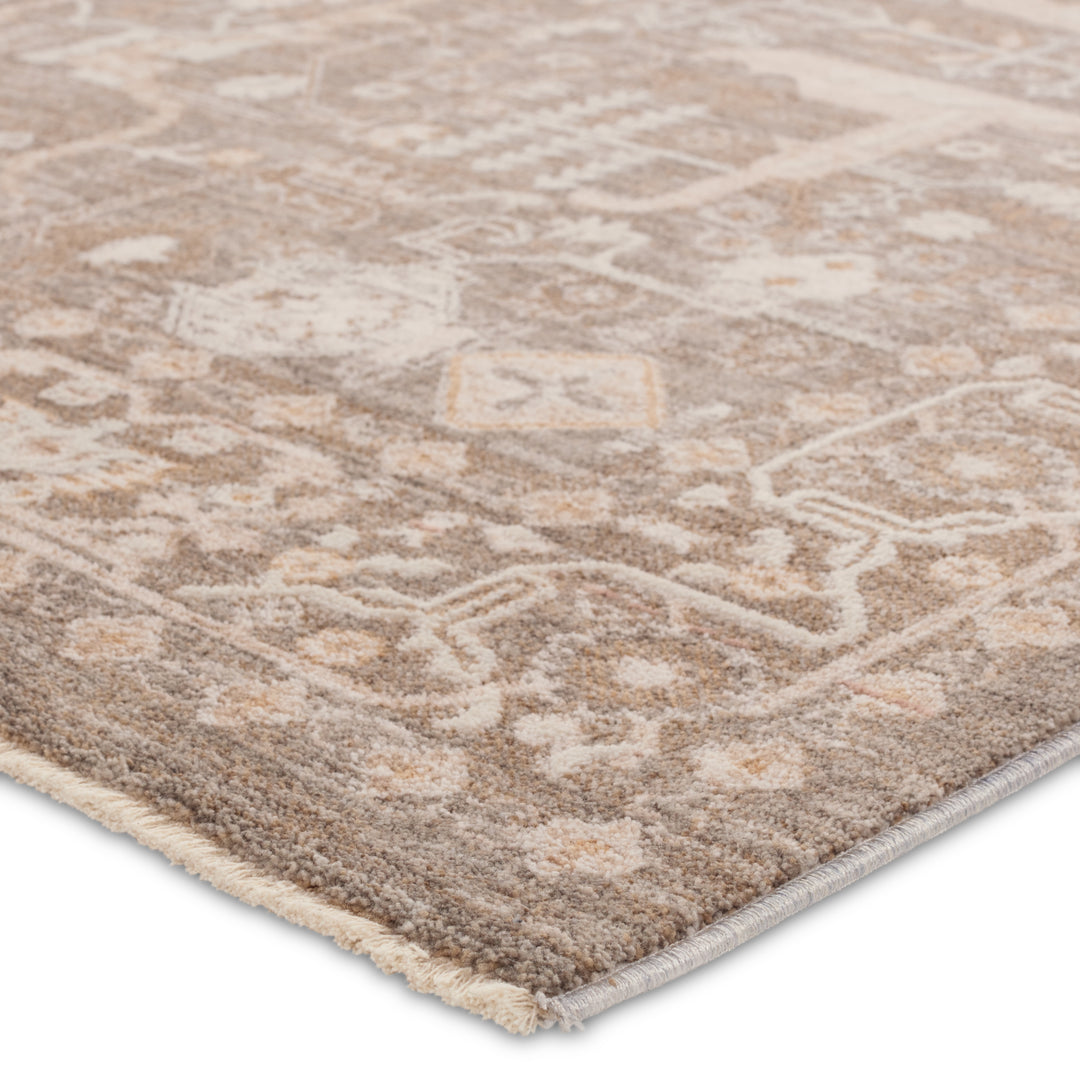 Jaipur Living Lechmere Medallion Taupe/Cream Runner Rug (3'X10')