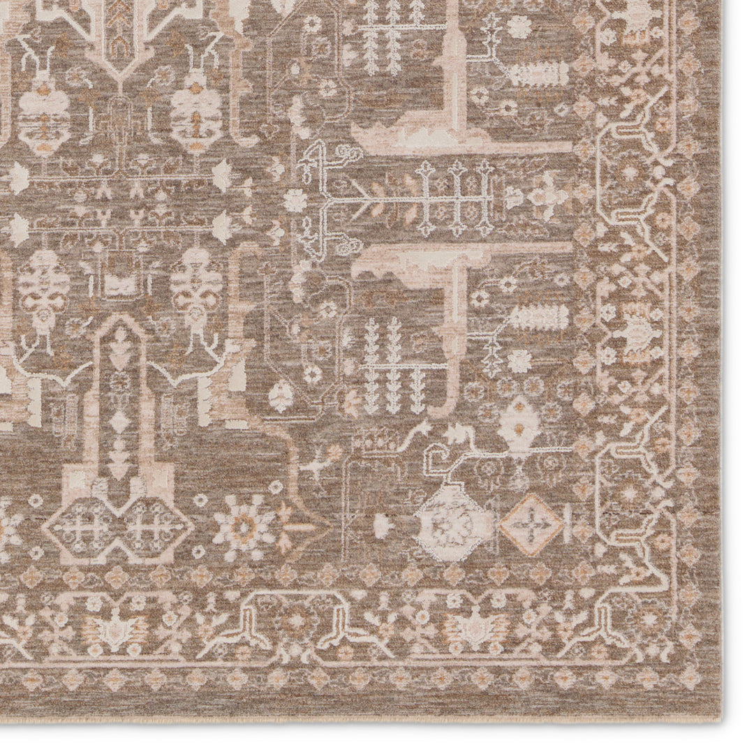 Jaipur Living Lechmere Medallion Taupe/Cream Runner Rug (3'X10')