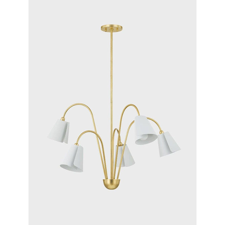 LILA Chandelier-Mitzi-HVL-H852805-GL/TWH-Chandeliers-4-France and Son