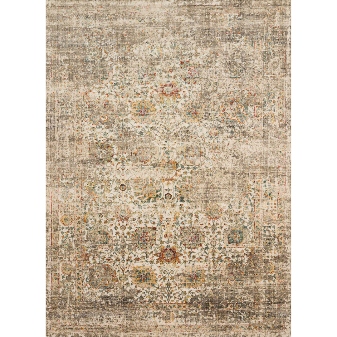 Magnolia Home By Joanna Gaines x Loloi Linnea Multi / Taupe 2'-7" x 4' Accent Rug