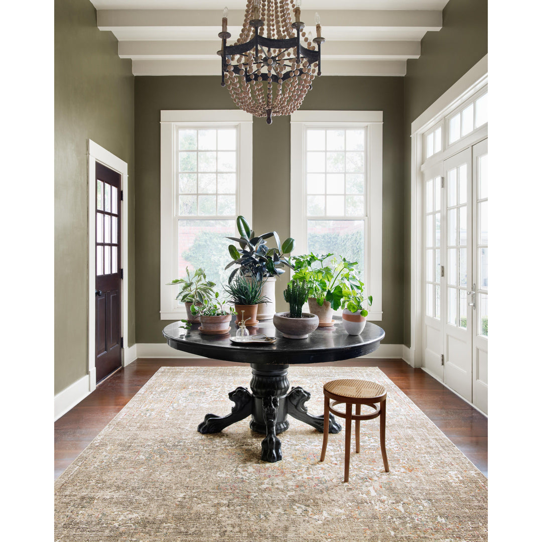 Magnolia Home By Joanna Gaines x Loloi Linnea Multi / Taupe 11'-6" x 15' Area Rug