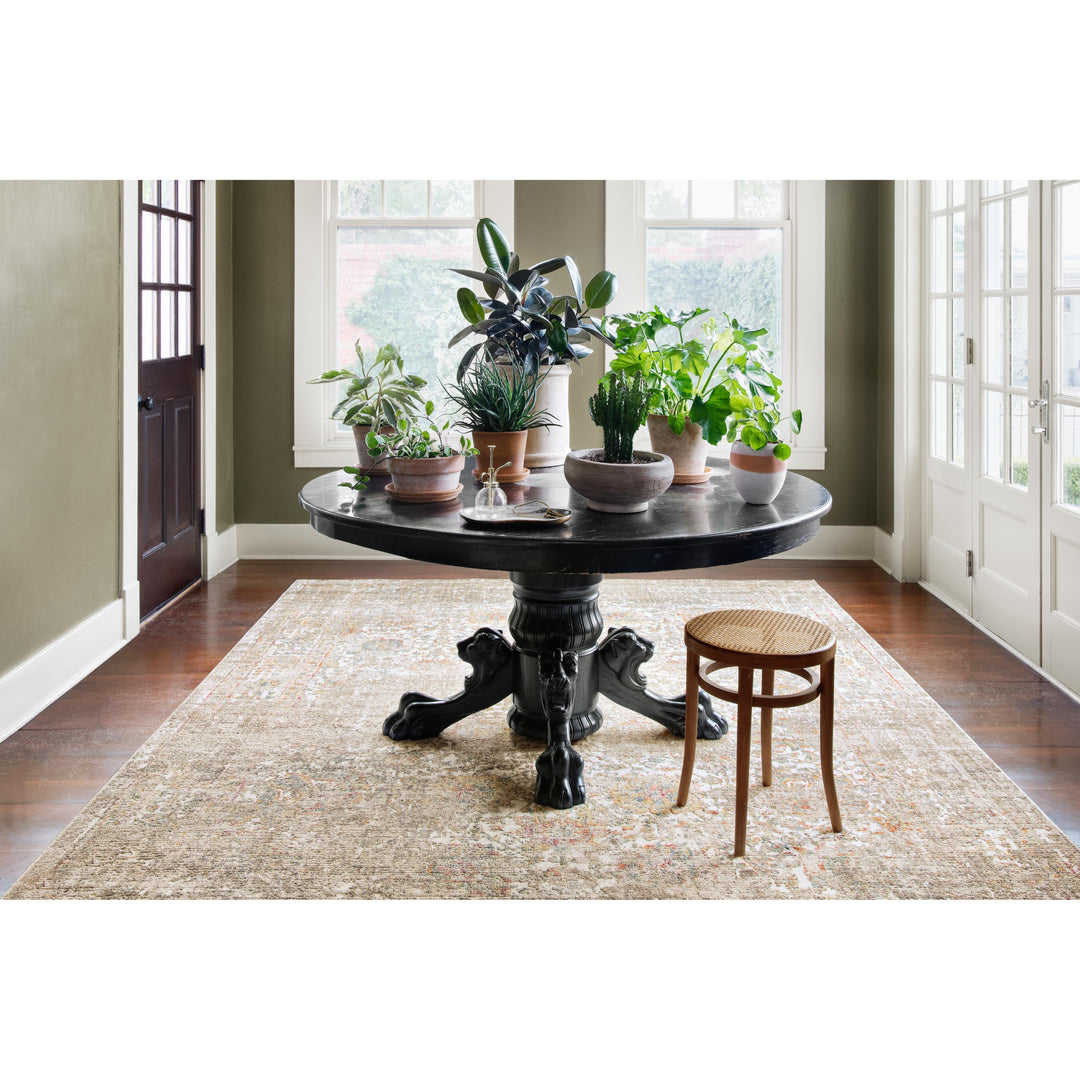 Magnolia Home By Joanna Gaines x Loloi Linnea Multi / Taupe 11'-6" x 15' Area Rug