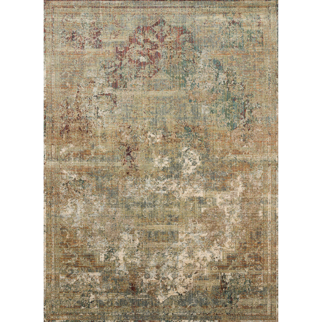 Magnolia Home By Joanna Gaines x Loloi Linnea Multi / Ivory 2'-7" x 10'-10" Runner Rug