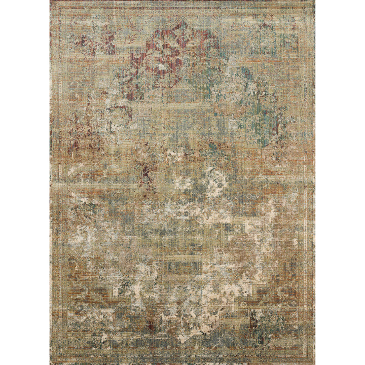 Magnolia Home By Joanna Gaines x Loloi Linnea Multi / Ivory 2'-7" x 13' Runner Rug