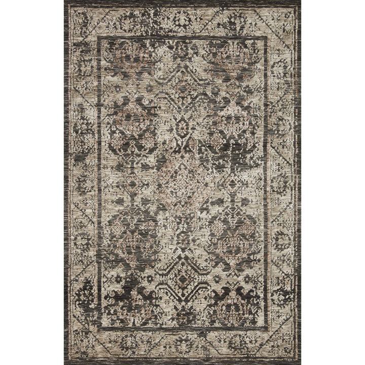 Magnolia Home By Joanna Gaines x Loloi Lindsay Charcoal / Beige 2'-3" x 3'-9" Accent Rug