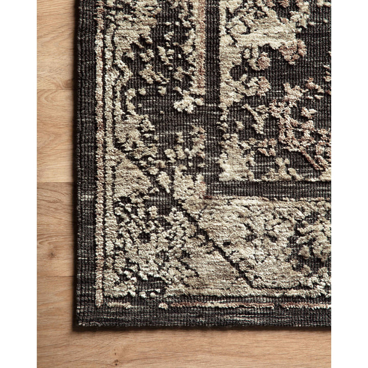 Magnolia Home By Joanna Gaines x Loloi Lindsay Charcoal / Beige 3'-6" x 5'-6" Accent Rug