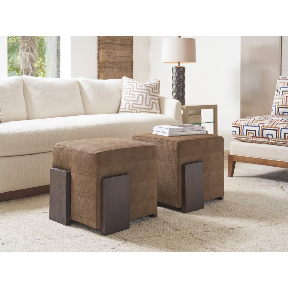 Stools & Ottomans Hamden Leather Ottoman