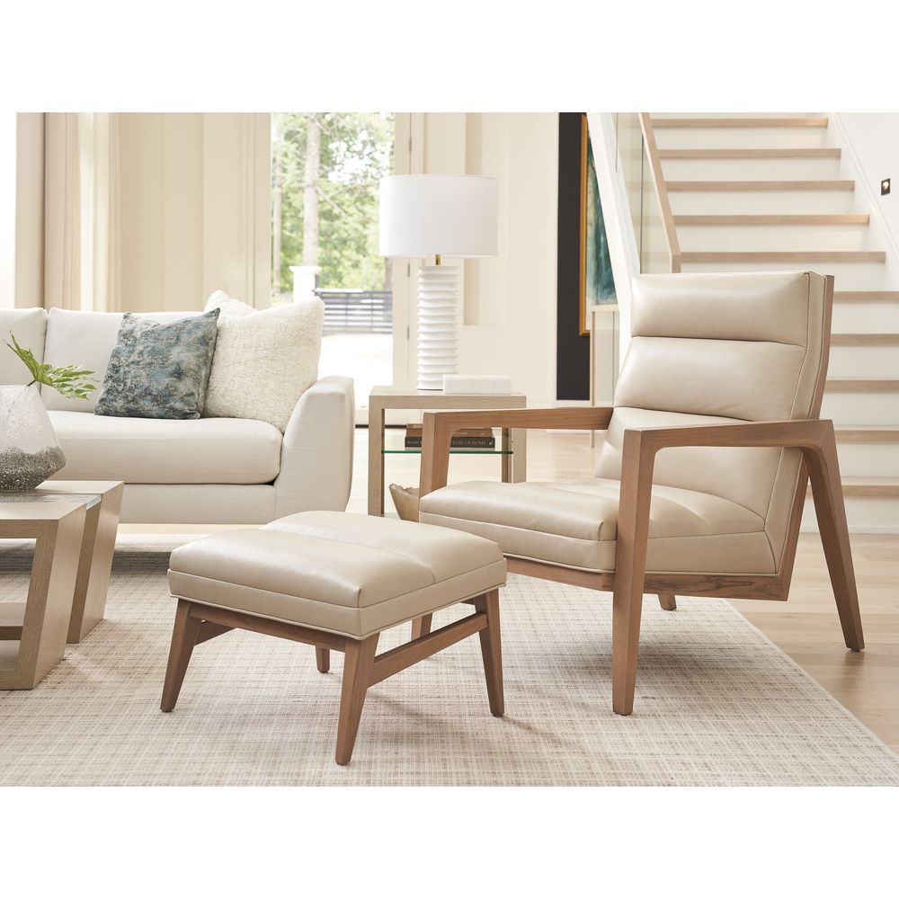 Stools & Ottomans Hayley Leather Ottoman