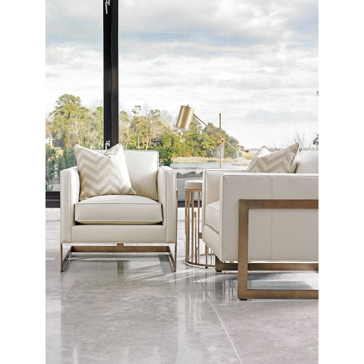 Studio Round Accent Table - Shadow Mist
