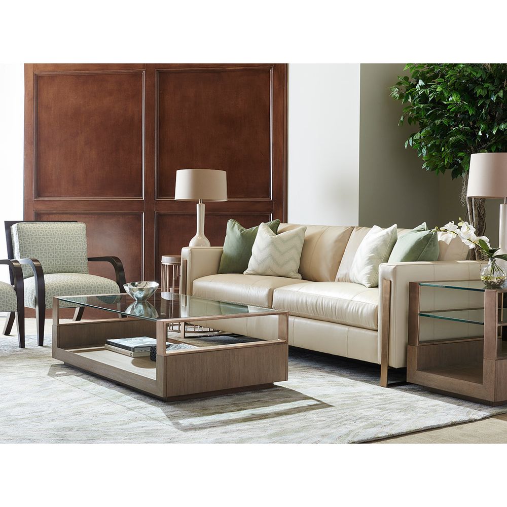 Side Tables Center Stage Rectangular Lamp Table - Shadow Mist