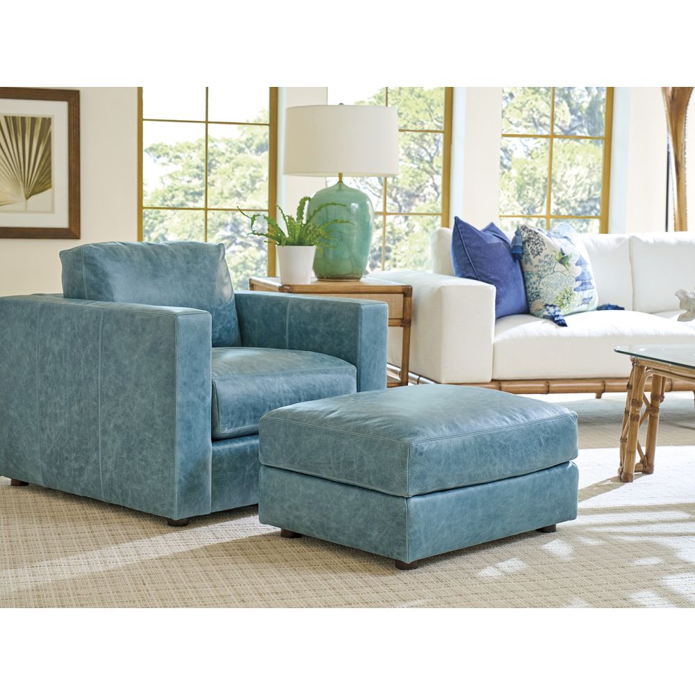 Stools & Ottomans Granville Leather Ottoman