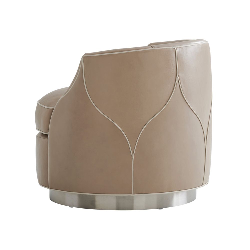 Lounge Chairs Robertson Leather Swivel Chair