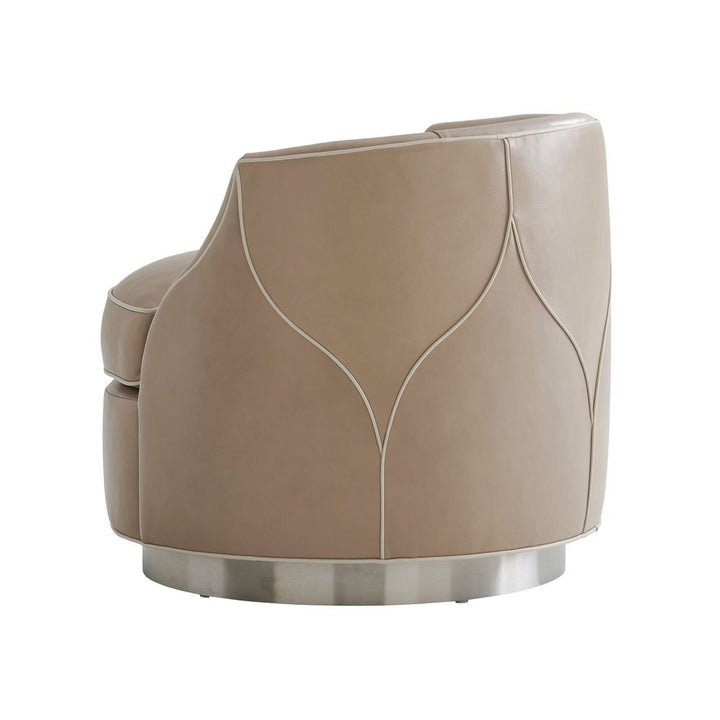 Lounge Chairs Robertson Leather Swivel Chair