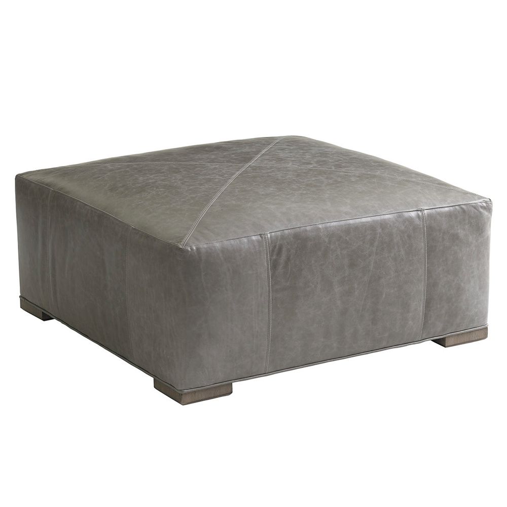 Stools & Ottomans Melina Leather Cocktail Ottoman
