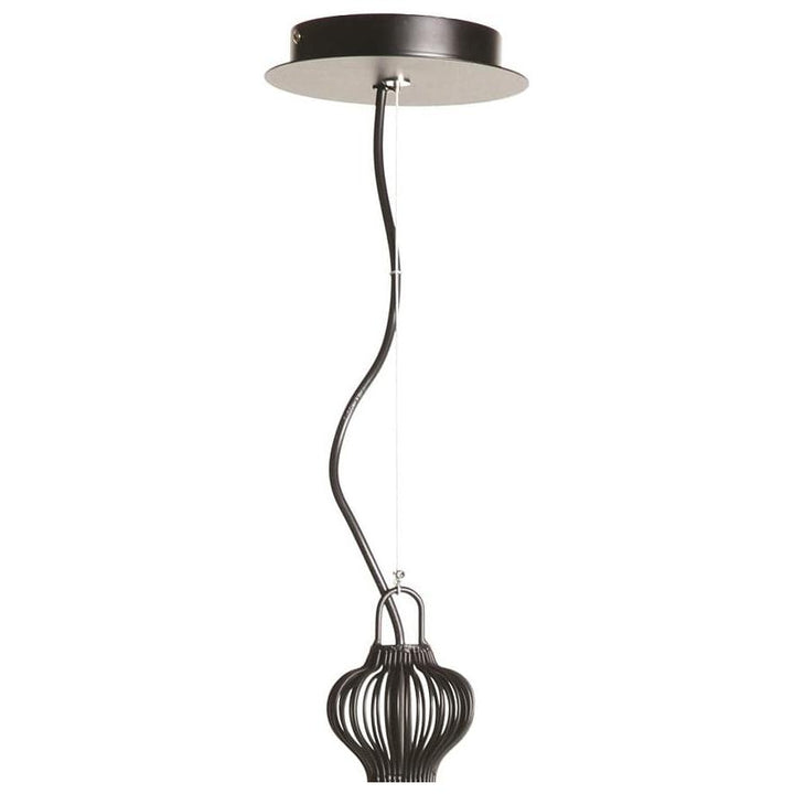 Modern Large Siena Pendant-France & Son-LM280PLBLK-Pendants-2-France and Son