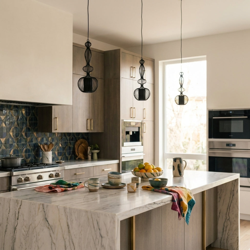 Modern Large Siena Pendant