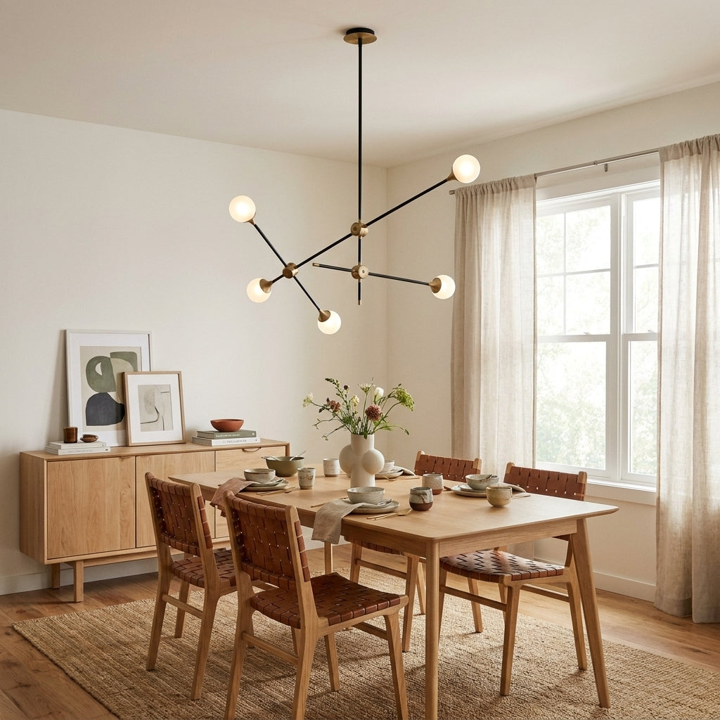 Baton Chandelier - 4 light