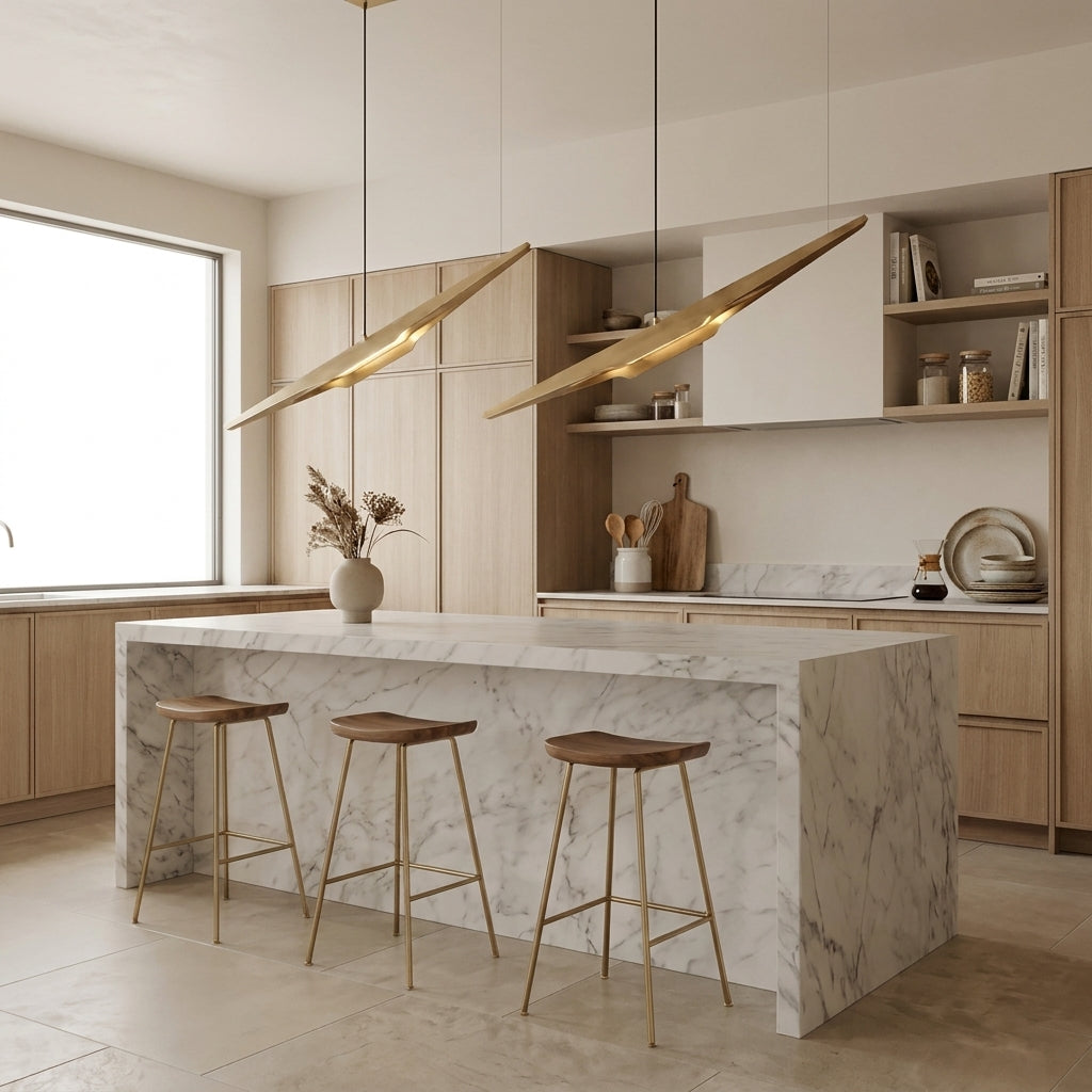 Coltrane Suspension Lamp - Brass