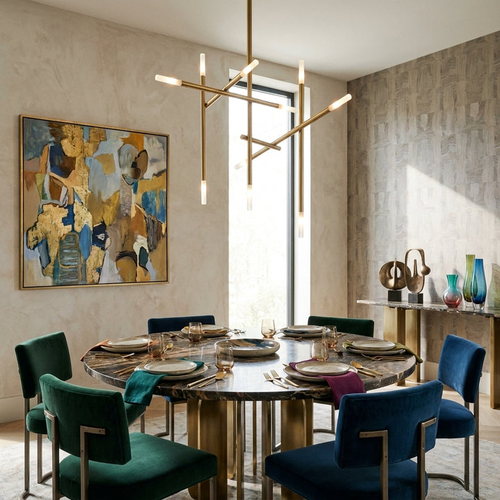 Modern Kryss Chandelier