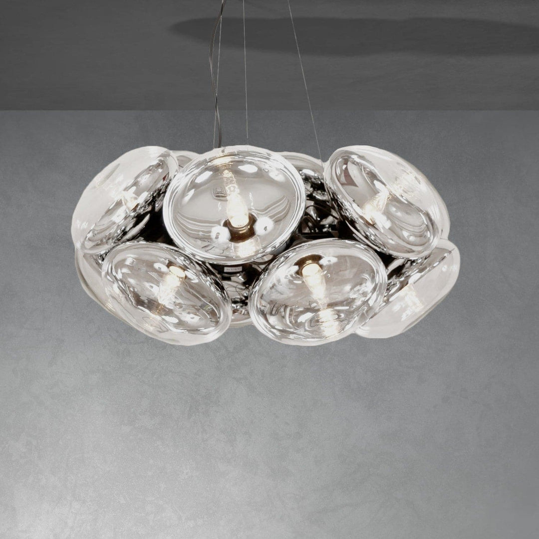 Carne 12 Light Suspension Lamp-France & Son-LM530PCLR-Chandeliers-1-France and Son