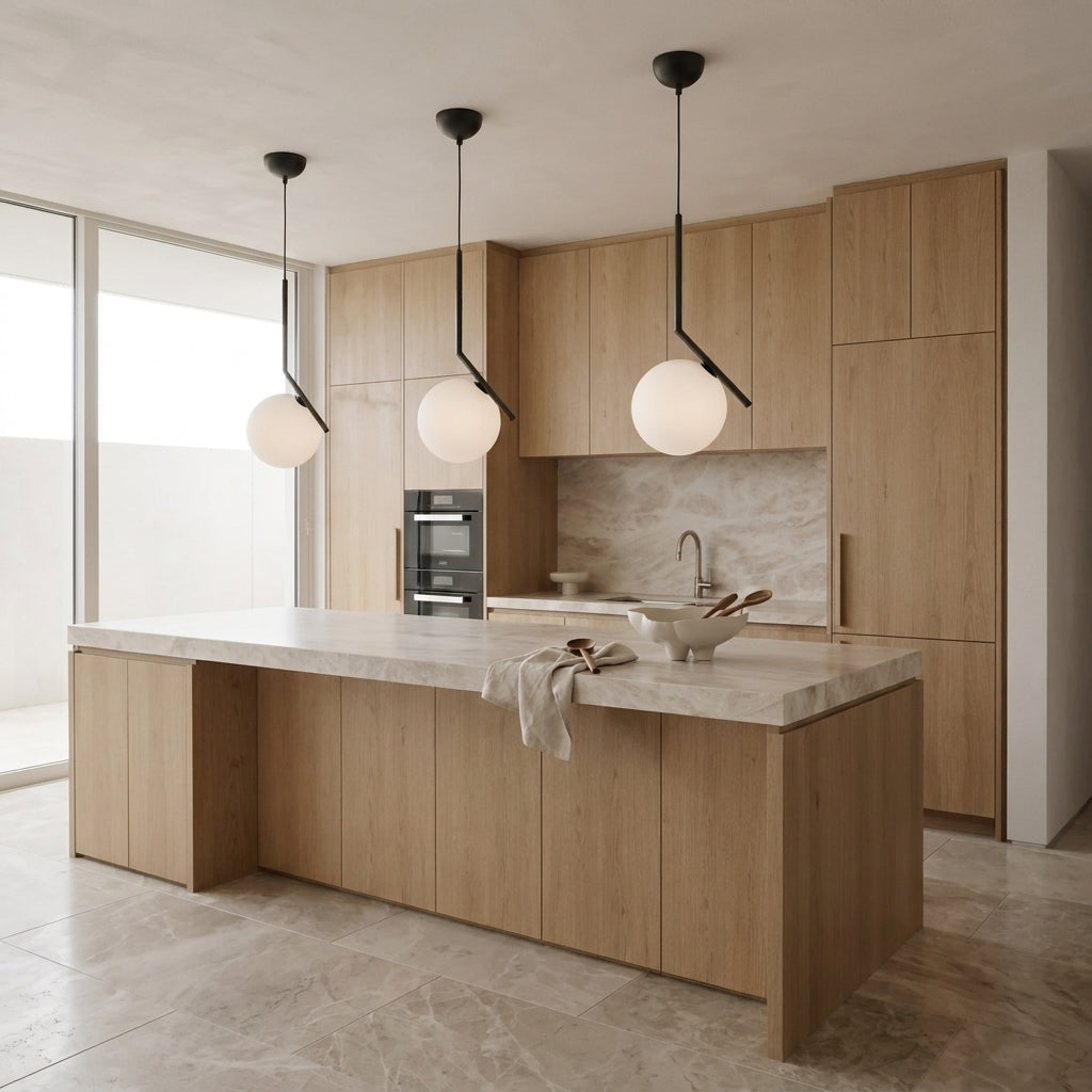 Ball Pendant Light - Black