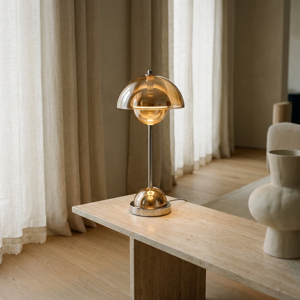Flowerpot Portable Table Lamp