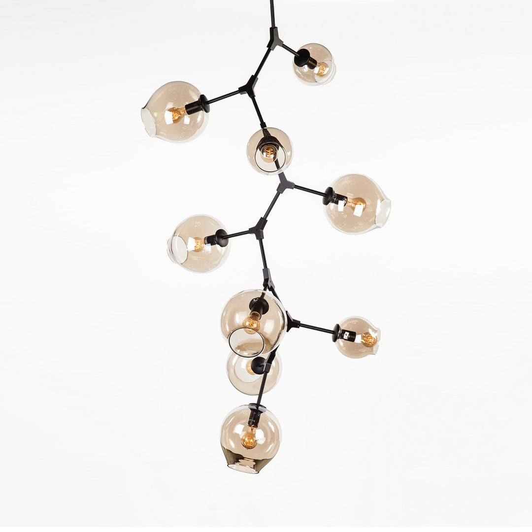Concord Chandelier With Smoked Glass
