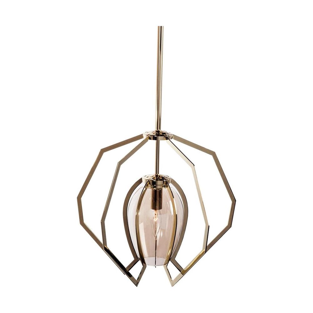 Modern Vieo Ceiling Lamp-France & Son-LM9201PGOLD-Pendants-3-France and Son