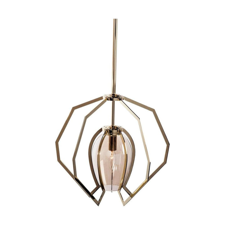 Modern Vieo Ceiling Lamp-France & Son-LM9201PGOLD-Pendants-3-France and Son