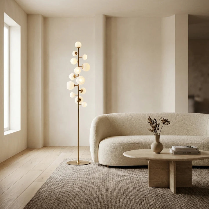 Vaccinium Branching Globe Floor Lamp - Set of 2
