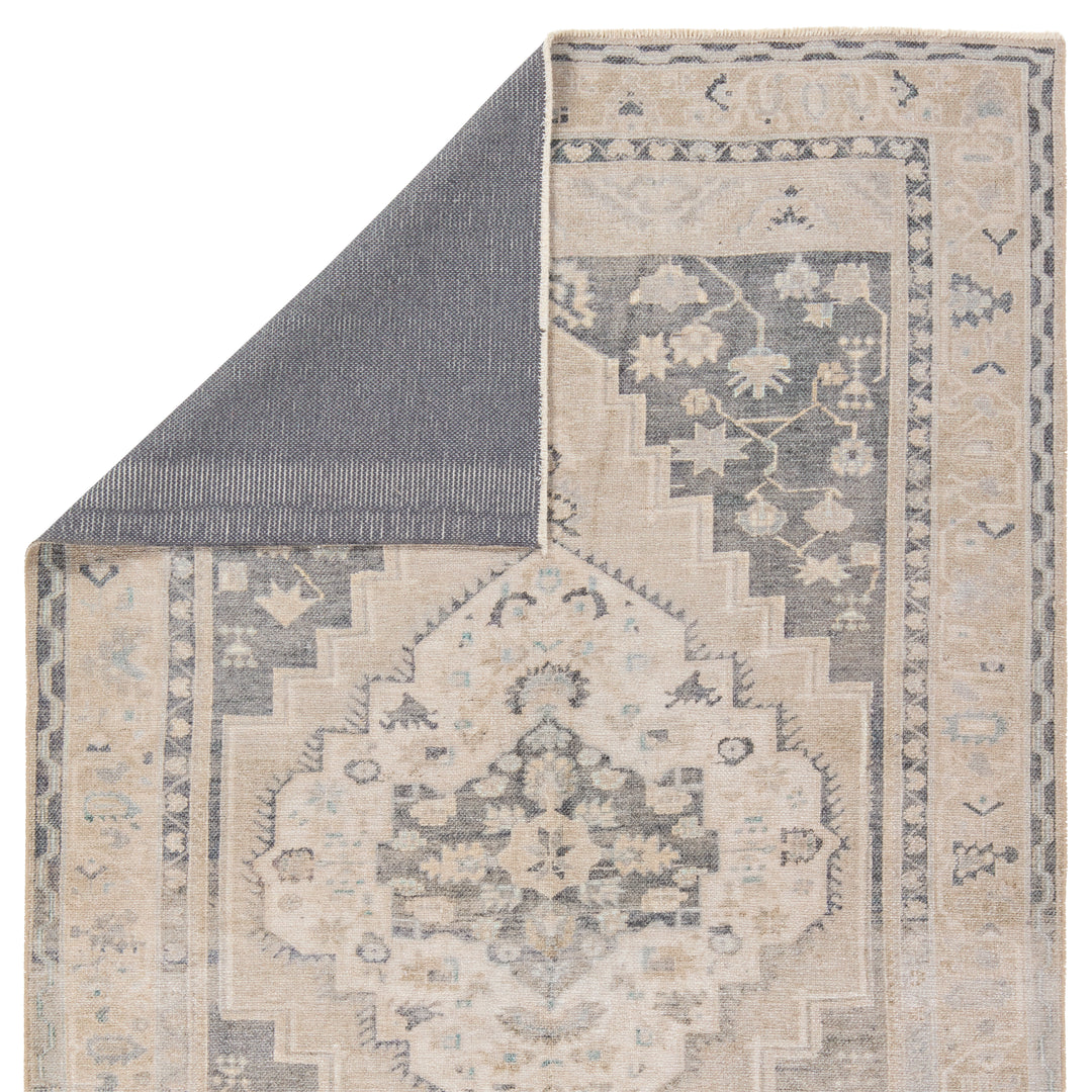 Vibe by Jaipur Living Pasain Medallion Navy/Light Green Area Rug (7'6"X9'10" Rectangle)